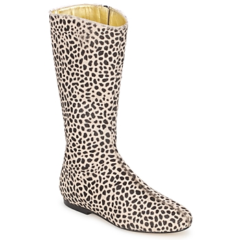 Shoes Women High boots French Sole PATCH Leopard