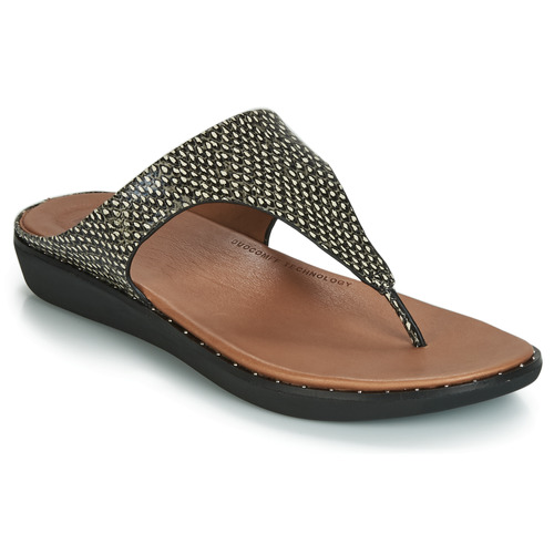 Shoes Women Sandals FitFlop BANDA II DOTTED-SNAKE Natural / Snake