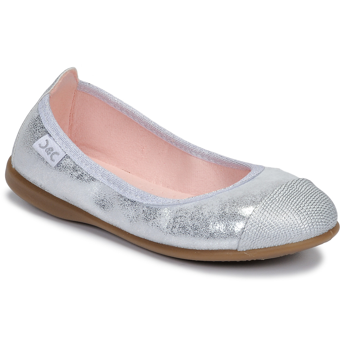 Shoes Girl Flat shoes Citrouille et Compagnie JARAMIL Silver