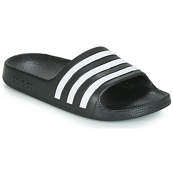 Shoes Children Sliders Adidas Sportswear ADILETTE AQUA K Black / White