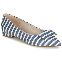 Shoes Women Flat shoes Fericelli JILONOU Blue / White