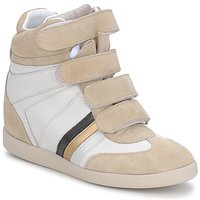 Shoes Women Hi top trainers Serafini TUILLERIE White beige blue
