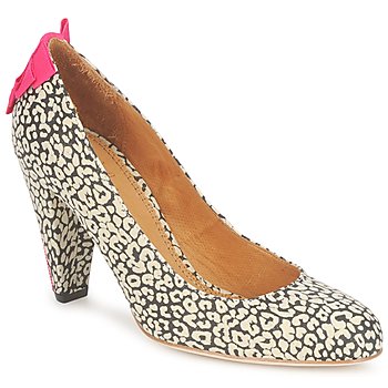 Shoes Women Heels Maloles CHRISTIA Black / White / Pink