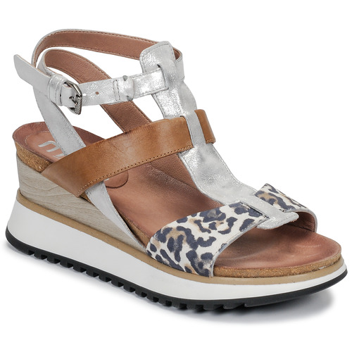 Shoes Women Sandals Mjus TARDE Camel / Leo