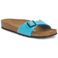 Shoes Women Mules Birkenstock MADRID Turquoise / Patent