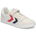 Hummel  SLIMMER STADIL LEATHER LOW JR  boys's Shoes (Trainers) in White - 204495-9001