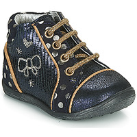 Shoes Girl Mid boots Catimini CARASSIN Marine / Gold