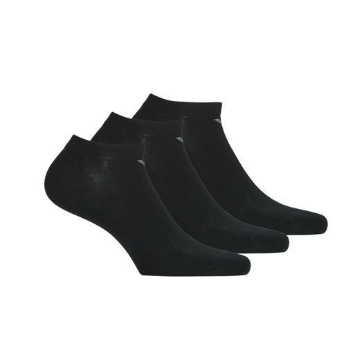 Shoe accessories Men Socks Emporio Armani CC134-PACK DE 3 Black
