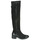 Shoes Women Thigh boots Dream in Green LAMME Black
