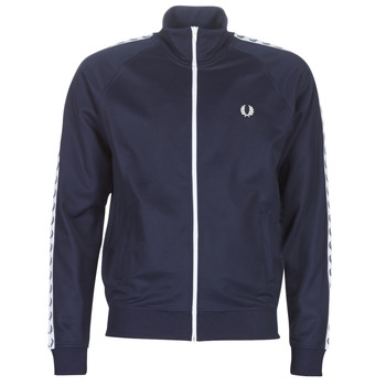 Clothing Men Track tops Fred Perry TAPED TRACK JACKET Marine