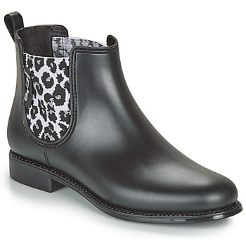 Shoes Women Wellington boots Be Only DAKAR Black / Leopard
