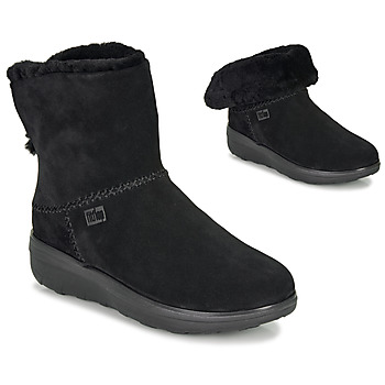 Shoes Women Mid boots FitFlop MUKLUK SHORTY III Black