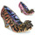 Shoes Women Heels Irregular Choice LADY BANJOE Black / Gold