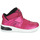 Shoes Girl Hi top trainers Geox J XLED GIRL Pink / Fuschia / Black / Led