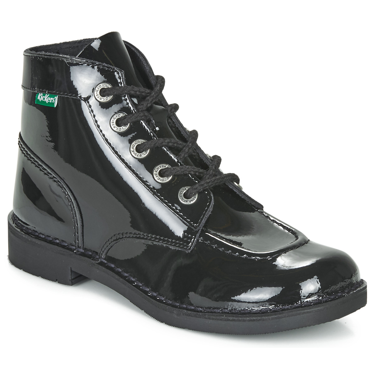 Shoes Women Mid boots Kickers KICK COL Black / Varnish