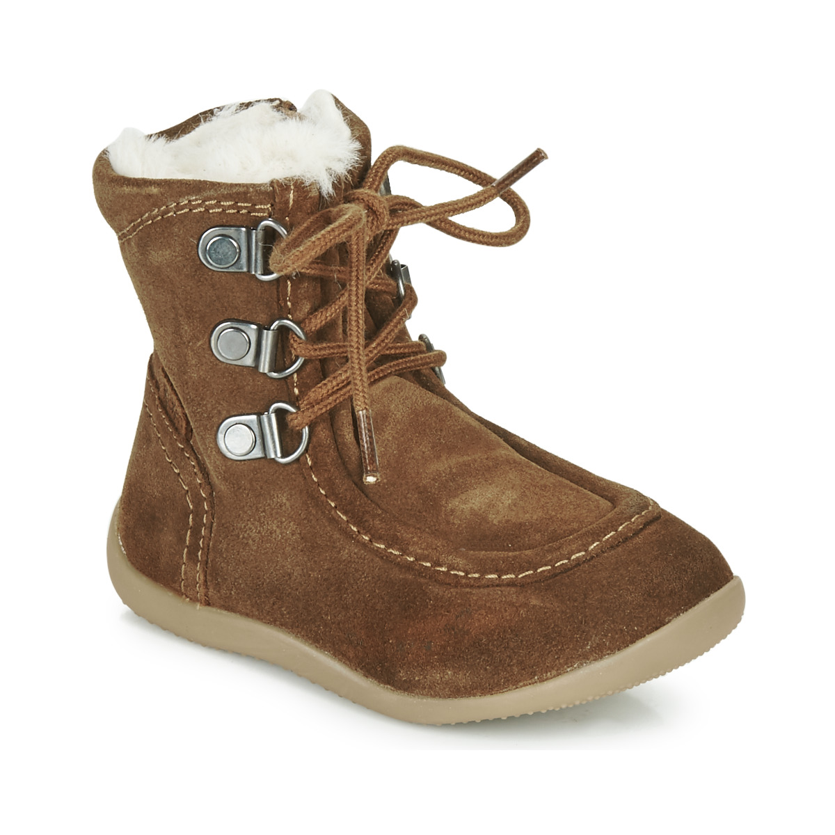 Shoes Children High boots Kickers BAMARA Camel