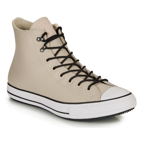 Converse CHUCK TAYLOR STAR WINTER LEATHER HI Beige - Free Delivery with Rubbersole.co.uk ! Shoes Hi top trainers £ 48.99