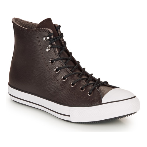 all brown leather converse