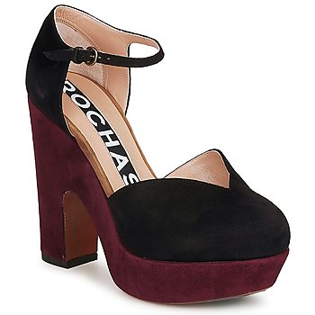 Shoes Women Heels Rochas SUEKID Black / Bordeaux