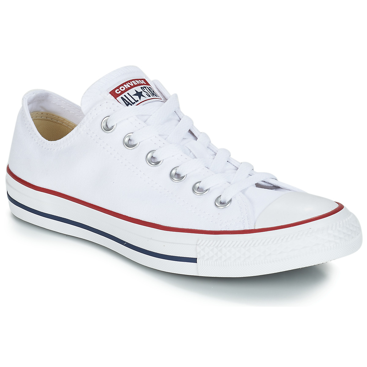 Converse ALL STAR CORE OX White / Optical - Free Delivery with  Rubbersole.co.uk ! - Shoes Low top trainers £ 48.99