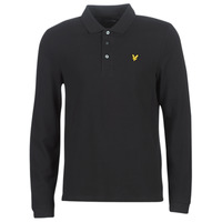 Clothing Men Long-sleeved polo shirts Lyle & Scott LP400VB-574 Black