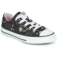 Shoes Girl Low top trainers Converse CHUCK TAYLOR ALL STAR - OX  black / Purple