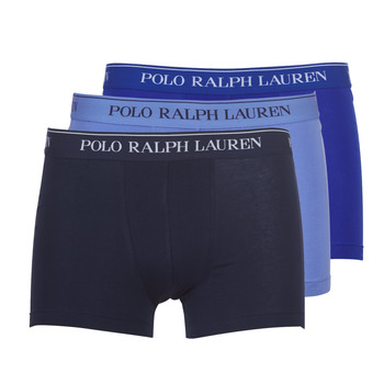 Underwear Men Boxer shorts Polo Ralph Lauren CLASSIC-3 PACK-TRUNK Blue