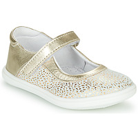 Shoes Girl Flat shoes GBB PLACIDA White / Gold