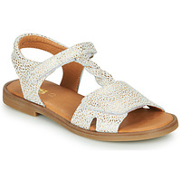 Shoes Girl Sandals GBB FARENA White / Gold