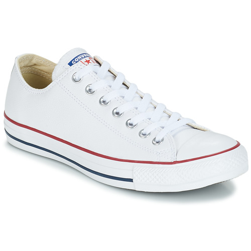 converse white all star leather ox trainers