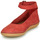 Shoes Women Flat shoes Kickers HONNORA Red