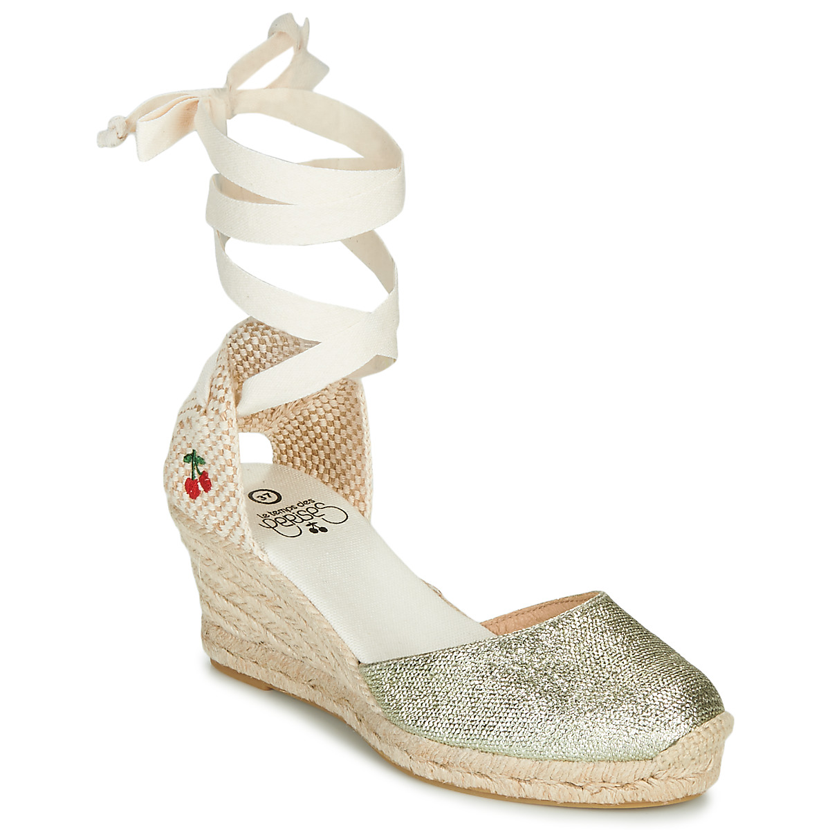 Shoes Women Sandals Le Temps des Cerises POLY Gold