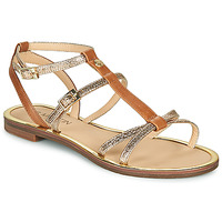 Shoes Women Sandals JB Martin 1GRIOTTES Brown / Gold