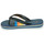 Shoes Children Flip flops Quiksilver MOLOKAI SLAB Blue / Orange / Black