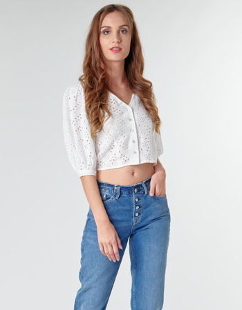 Clothing Women Tops / Blouses Pepe jeans CLAUDIE White