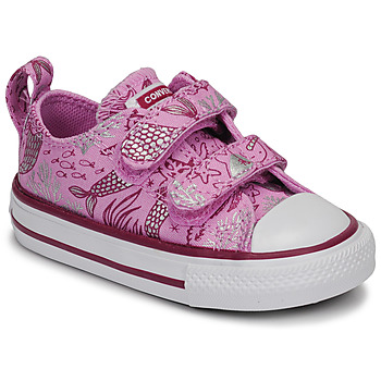 Shoes Girl Low top trainers Converse CHUCK TAYLOR ALL STAR 2V UNDERWATER PARTY Pink