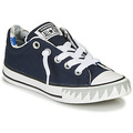 converse  chuck taylor all star street shark bite slip-on - slip  boys's shoes (trainers) in blue