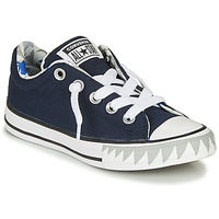 Shoes Boy Low top trainers Converse CHUCK TAYLOR ALL STAR STREET SHARK BITE SLIP-ON - SLIP Navy
