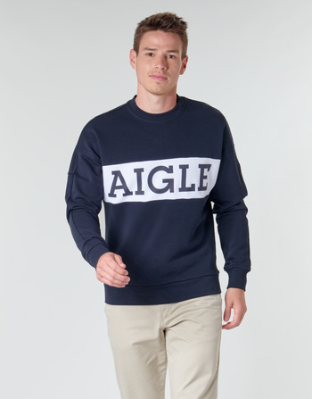 Clothing Men Sweaters Aigle KIROU Marine