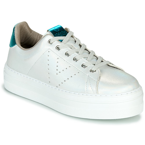 Shoes Women Low top trainers Victoria BARCELONA METAL White