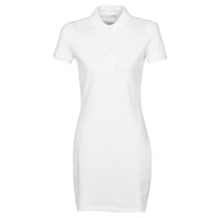 Clothing Women Short Dresses Lacoste EUGENIE White