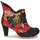 Shoes Women Ankle boots Irregular Choice MIAOW Red / Black