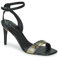 Shoes Women Sandals Tosca Blu LA-DIGUE Black / Python / Yellow