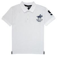 Clothing Boy Short-sleeved polo shirts Geographical Norway KAMPAI White