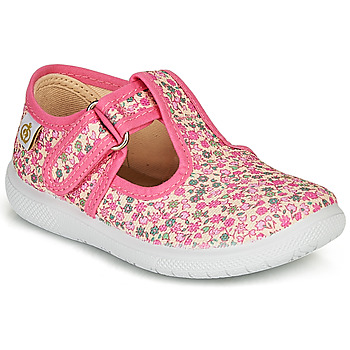Shoes Girl Flat shoes Citrouille et Compagnie MATITO Pink / Multicolour