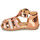 Shoes Girl Sandals Citrouille et Compagnie RINE Pink / Metallic