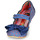 Shoes Women Heels Irregular Choice Summer Breeze Blue / Check