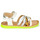Shoes Girl Sandals Gioseppo STAGGIA White / Yellow