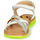 Shoes Girl Sandals Gioseppo STAGGIA White / Yellow