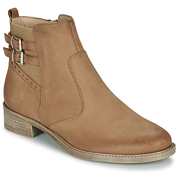 Shoes Women Mid boots André CARLIN Camel